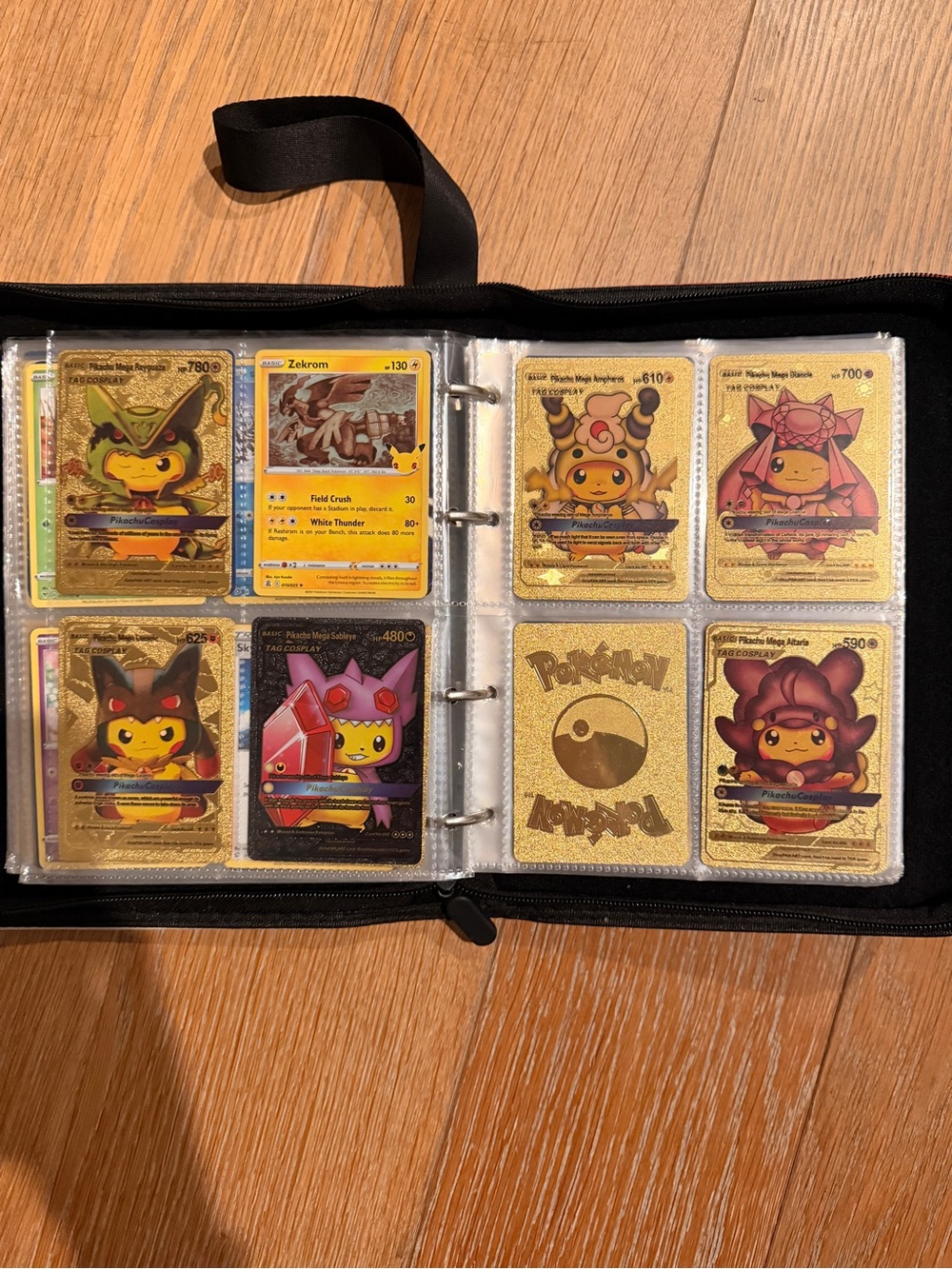 Pokemon cards and binder -